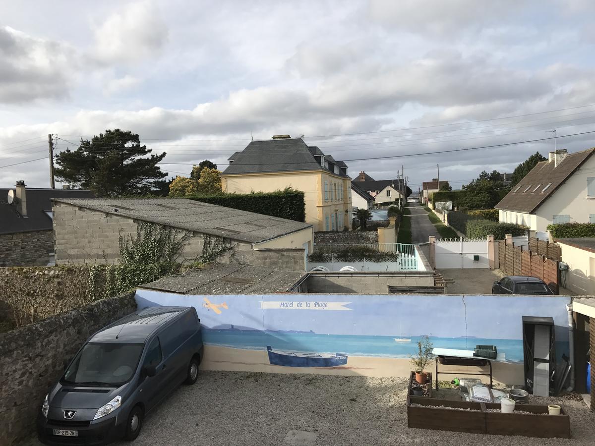 Hotel De La Plage Quinéville Exterior foto